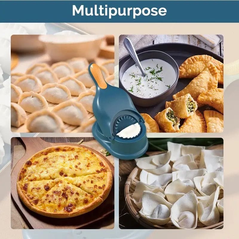 2-in-1 Manual Dumpling Maker & Dough Press Tool