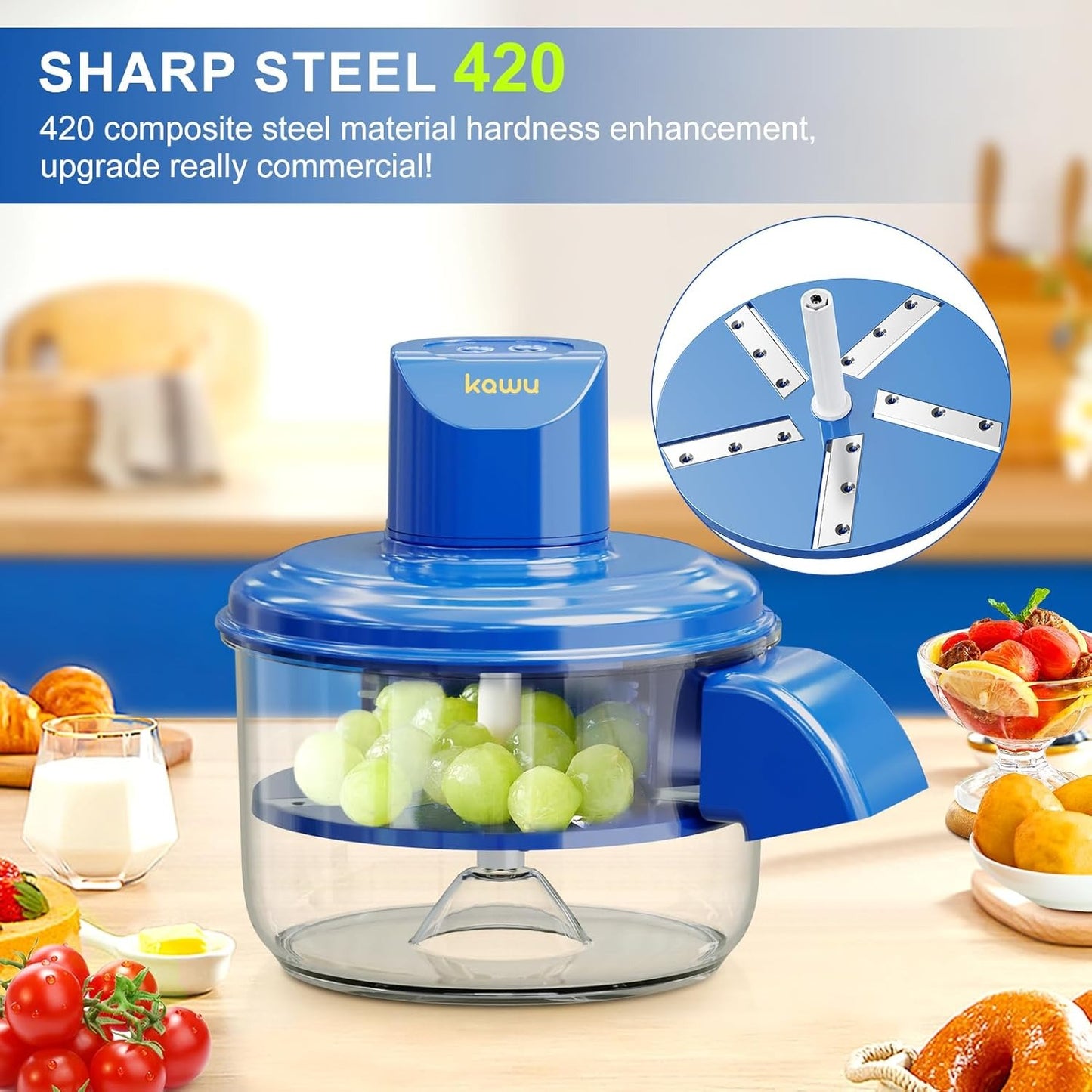 Rechargeable Electric Fruit & Garlic Peeler Machine